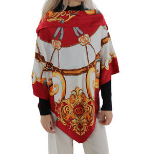 Chain Print Poncho